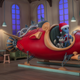 Holly, the puppy, X, and SAMTU test out the sleigh.